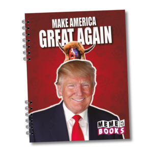 Cuaderno Memebook Trump (Grande / 5 Materias)